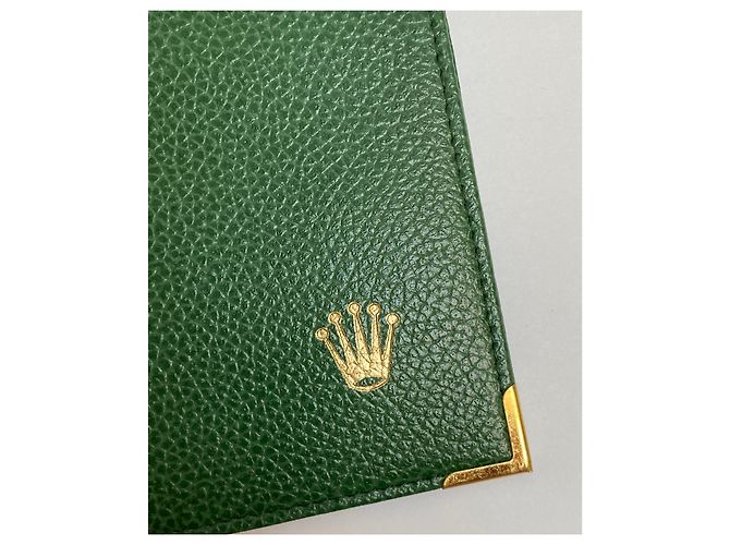 ROLEX GREEN LEATHER WALLET - Ansicht 2