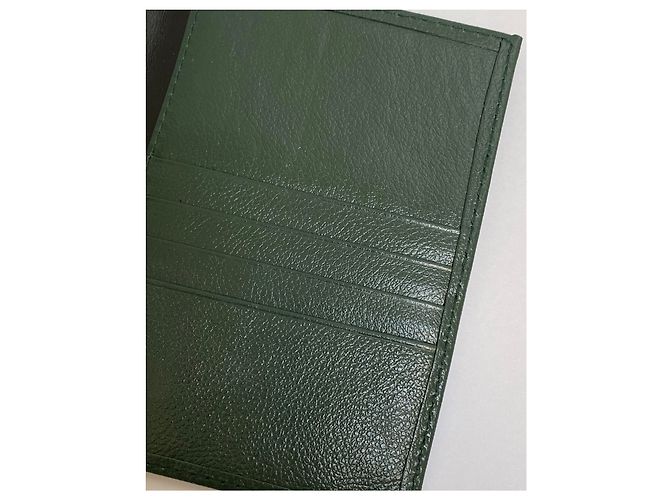ROLEX GREEN LEATHER WALLET - vista 4