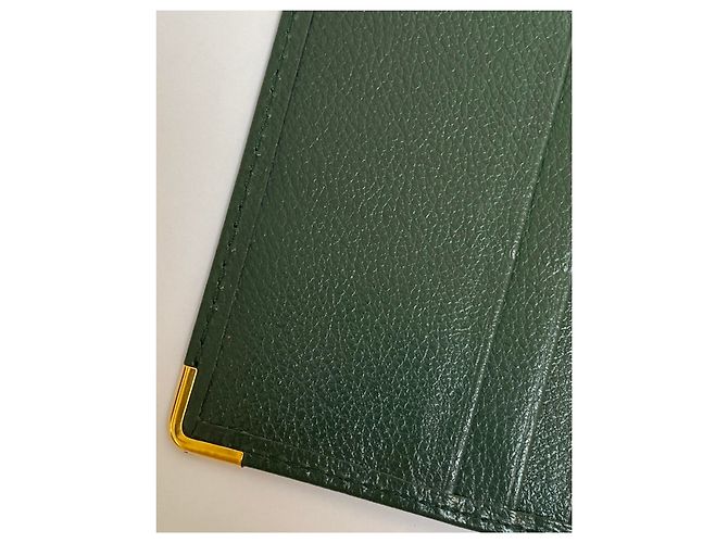 ROLEX GREEN LEATHER WALLET - vista 5