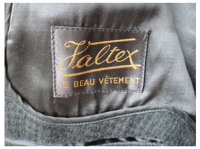 Autre Marque cappotto petto foderato vintage L Grigio - vista 2