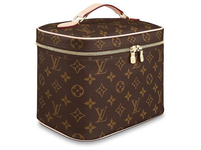 Louis Vuitton Nice BB Vanity Case Monogram Canvas Marrone - vista 2