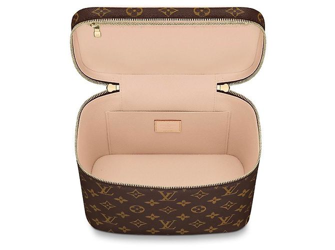 Louis Vuitton Nice BB Vanity Case Monogram Canvas Marrone - vista 3