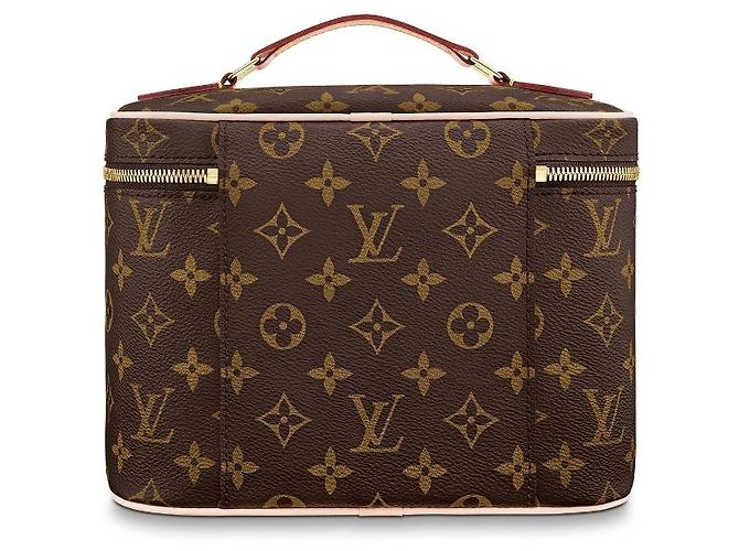 Louis Vuitton Nice BB Vanity Case Monogram Canvas Marrone - vista 5