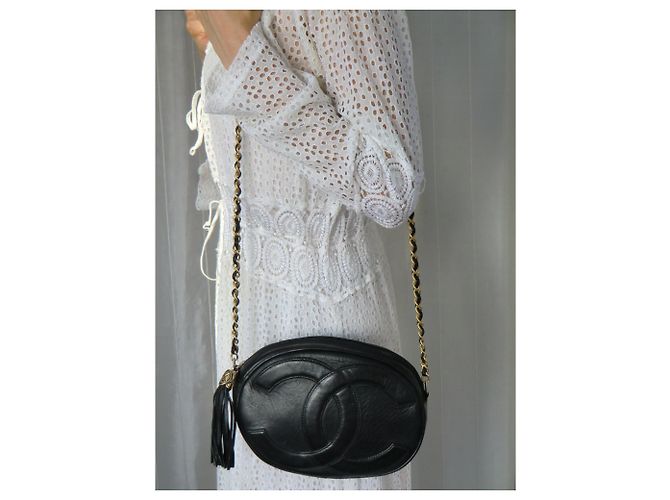 SACO DE CHANEL RARO e ANTIGO Preto - vista 9