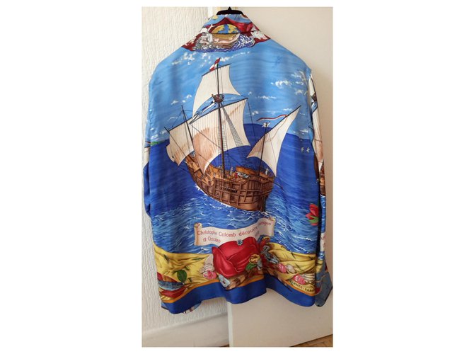 Hermès Camicia Christophe Colomb Multicolore - vista 2
