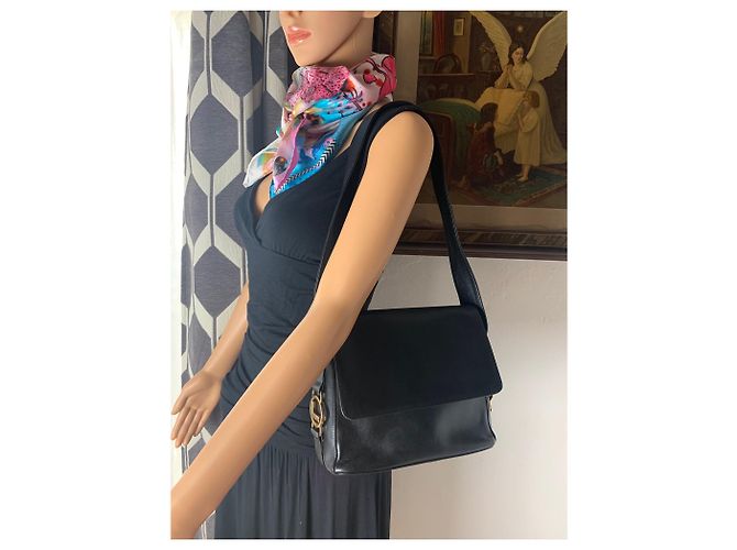 Borsa a mano Lancel in pelle liscia nera Nero - vista 2