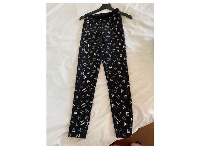 Cambon Leggings de Chanel Negro - vista 4
