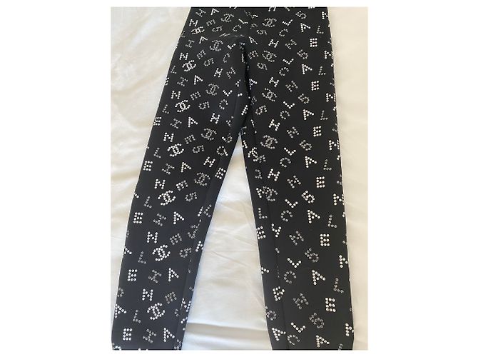Cambon Leggings de Chanel Negro - vista 5