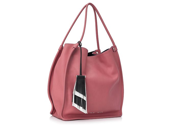 Sac cabas en cuir rose moyen Proenza Schouler - vue 2