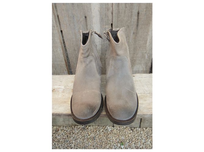 Botines PLMD de Palladium p 38 Nueva condición Gris pardo - vista 4