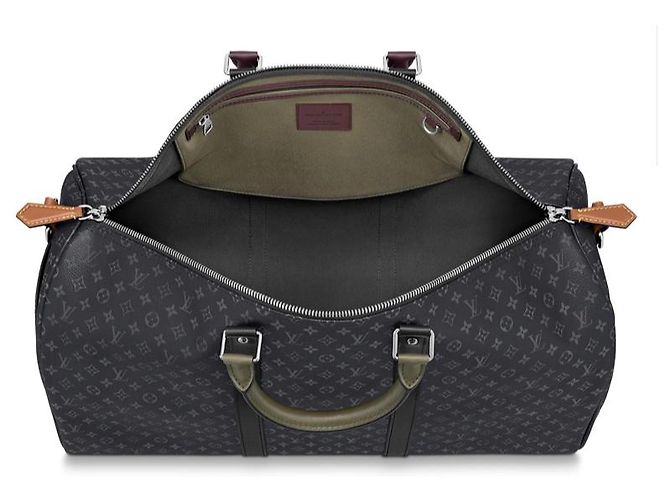 Abbesses Keepall Louis Vuitton patchwork nouveau Gris - vue 3