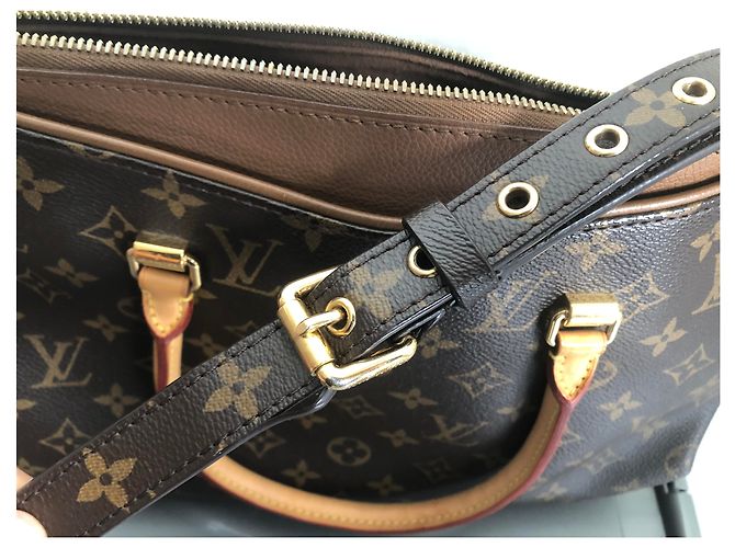 Louis Vuitton Borsa Pallas Havane Camel Marrone - vista 10