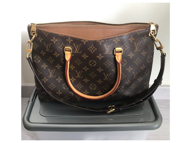 Louis Vuitton Borsa Pallas Havane Camel Marrone - vista 2