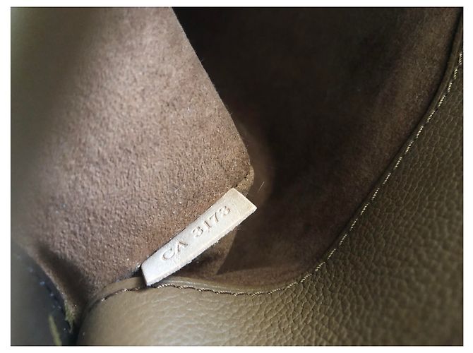 Louis Vuitton Borsa Pallas Havane Camel Marrone - vista 3