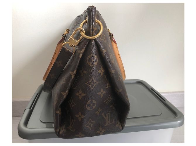 Louis Vuitton Borsa Pallas Havane Camel Marrone - vista 7