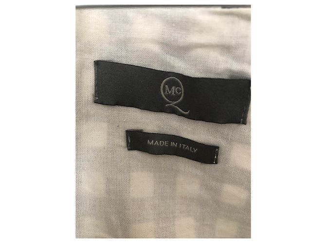 Vestido Alexander Mcqueen de algodón azul marino S - vista 2