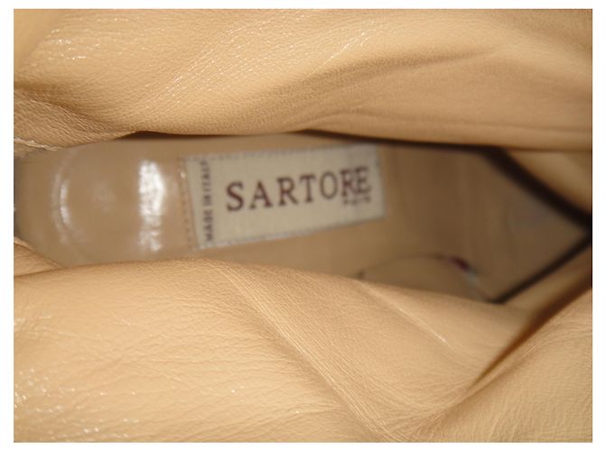 Botines Sartore Beige Ante 36 IT - vista 2
