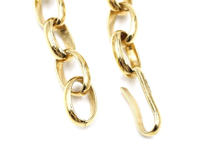 Collana Chanel Gold CC Oversize Cutout D'oro - vista 10