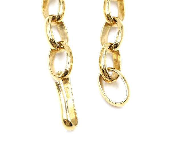 Collana Chanel Gold CC Oversize Cutout D'oro - vista 9