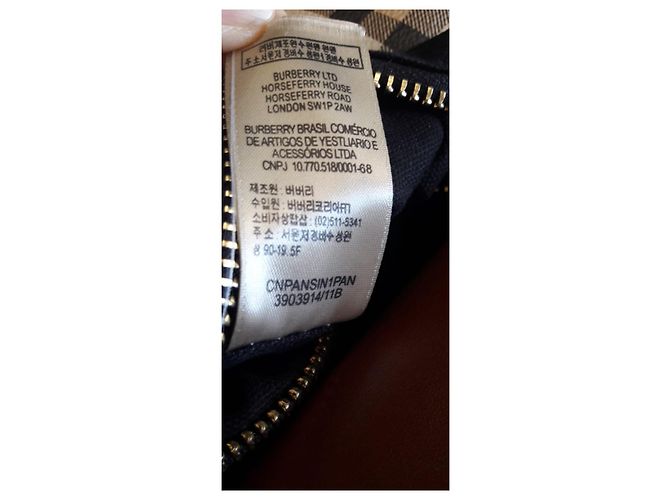 Burberry Borsa portabriglia in pelle - vista 14