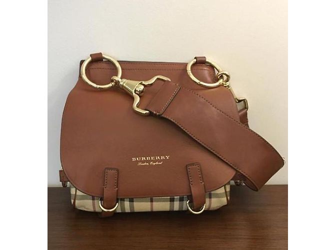 Burberry Borsa portabriglia in pelle - vista 2