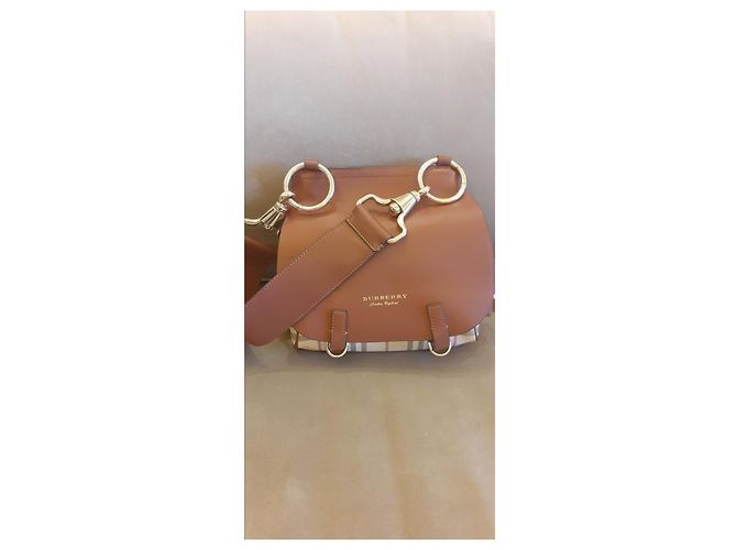 Burberry Borsa portabriglia in pelle - vista 3