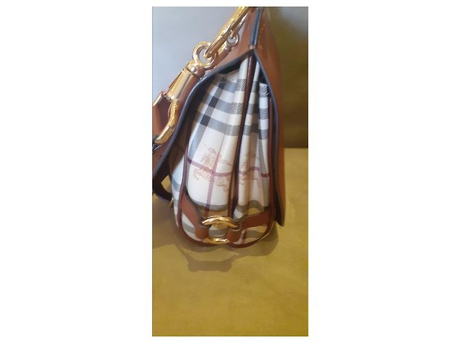 Burberry Borsa portabriglia in pelle - vista 4