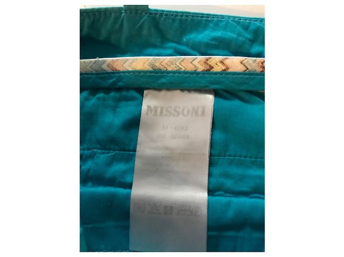 Missoni Calça capri turquesa - vista 5
