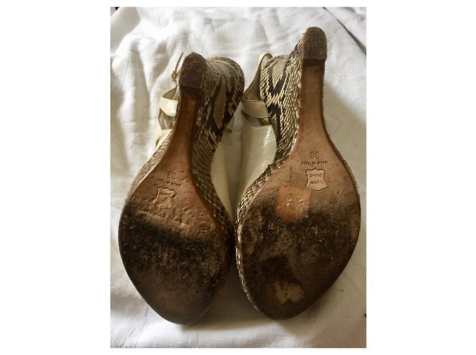 Missoni Keilsandalen Weiß Mehrfarben - Ansicht 4