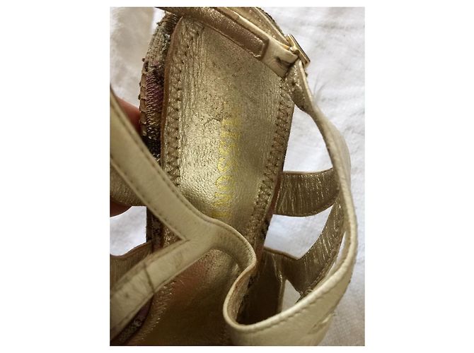 Missoni Keilsandalen Weiß Mehrfarben - Ansicht 7