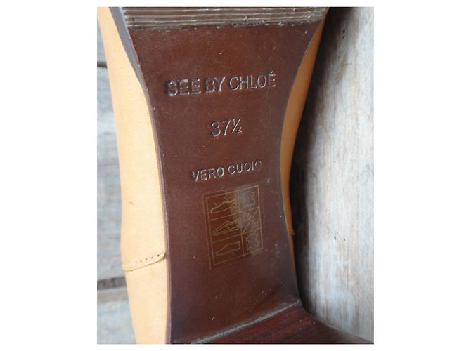 Stivaletti See By Chloé 37,5 Beige - vista 7