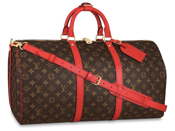 Louis Vuitton LV Keepall 50 NUOVO Marrone - vista 2