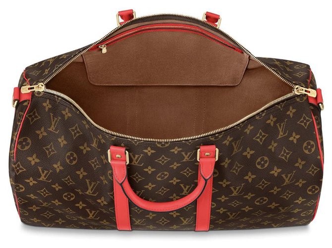 Louis Vuitton LV Keepall 50 NUOVO Marrone - vista 3