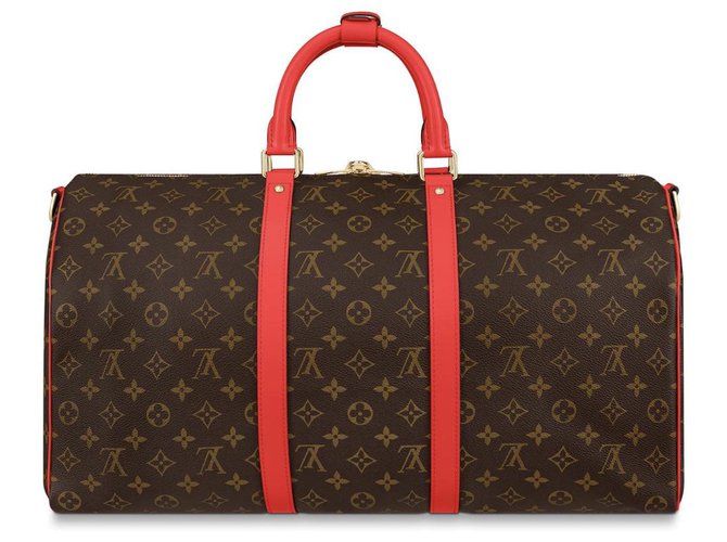Louis Vuitton LV Keepall 50 NUOVO Marrone - vista 4