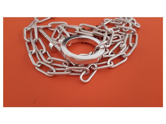 Hermès ANKERKETTE-HALSKETTE Silber - Ansicht 2