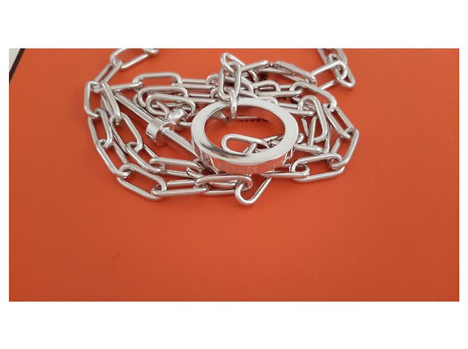 Hermès ANKERKETTE-HALSKETTE Silber - Ansicht 3