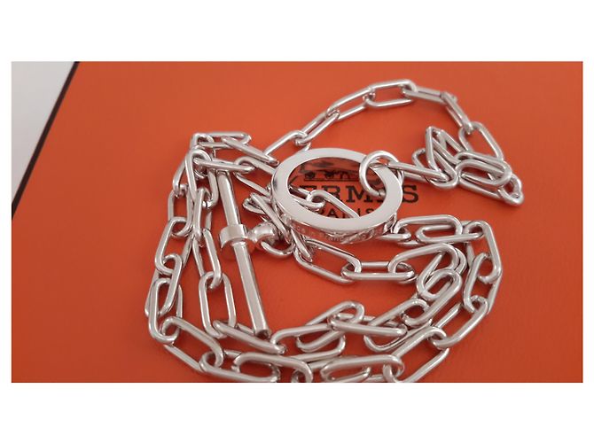 Hermès ANKERKETTE-HALSKETTE Silber - Ansicht 4