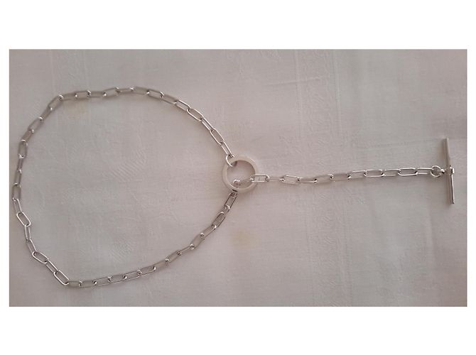Hermès ANKERKETTE-HALSKETTE Silber - Ansicht 6