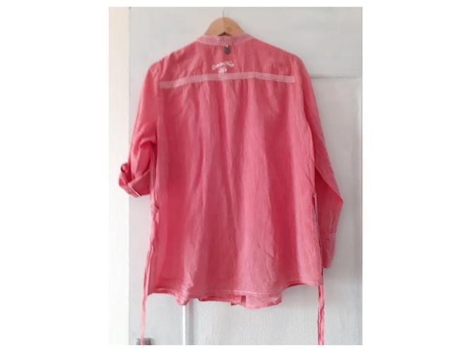 Autre Marque Blusa de algodón rosa - vista 2