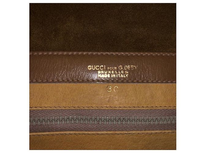 Tote GUCCI AUTHENTIC vintage molto rara Marrone chiaro - vista 10