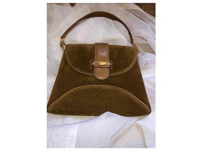 Tote GUCCI AUTHENTIC vintage molto rara Marrone chiaro - vista 12