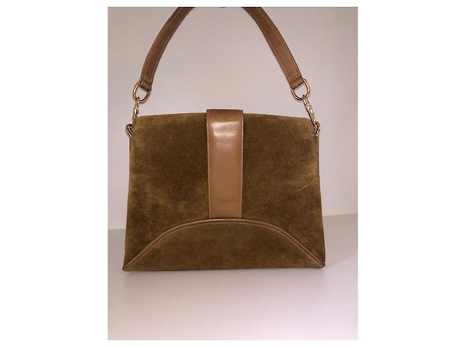 Tote GUCCI AUTHENTIC vintage molto rara Marrone chiaro - vista 13