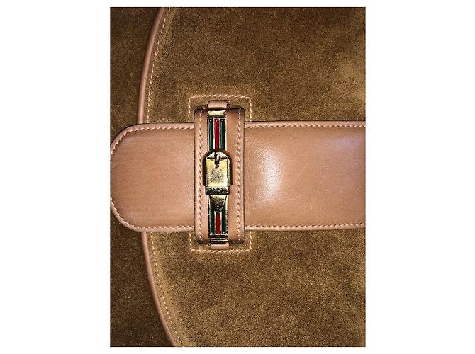 Tote GUCCI AUTHENTIC vintage molto rara Marrone chiaro - vista 3