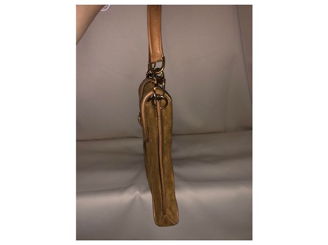 Tote GUCCI AUTHENTIC vintage molto rara Marrone chiaro - vista 6