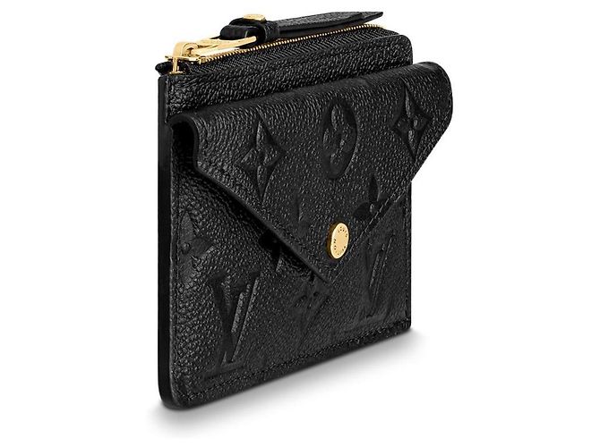 Louis Vuitton Tarjetero LV recto verso nuevo Negro - vista 2