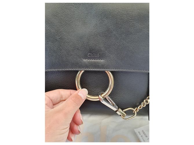 Chloé Tasche Modell FAYE Medium Schwarz - Ansicht 15