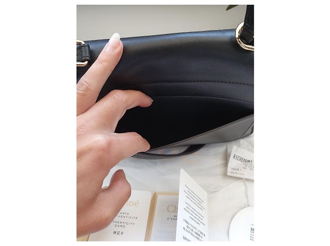 Chloé Tasche Modell FAYE Medium Schwarz - Ansicht 17