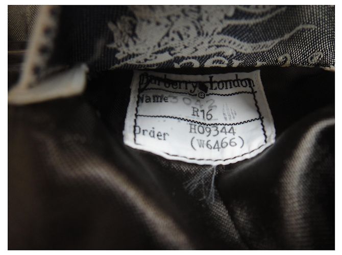 Abrigo Burberry de tweed irlandés gris - vista 5