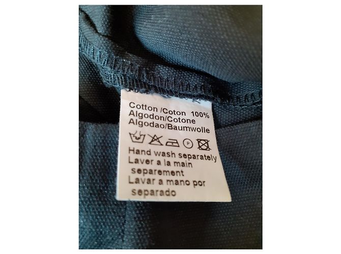 Autre Marque Vestido de algodón negro - vista 4