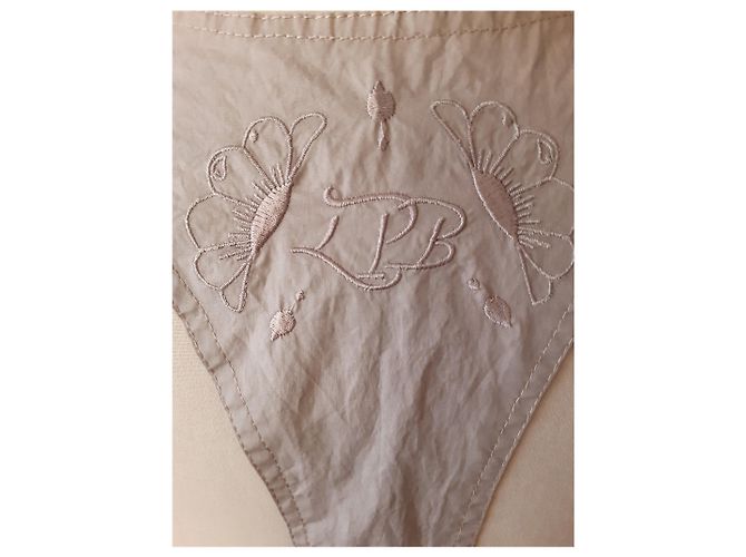 Autre Marque Vestido Paracaidista de Algodón Crema Crudo - vista 5